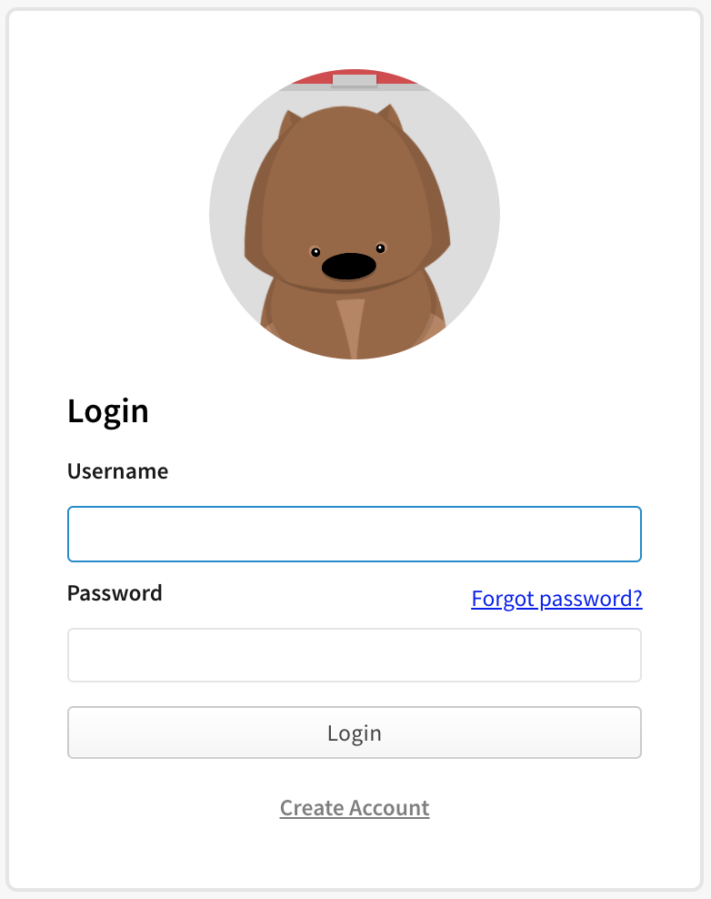 Screenshot of npm login dialog